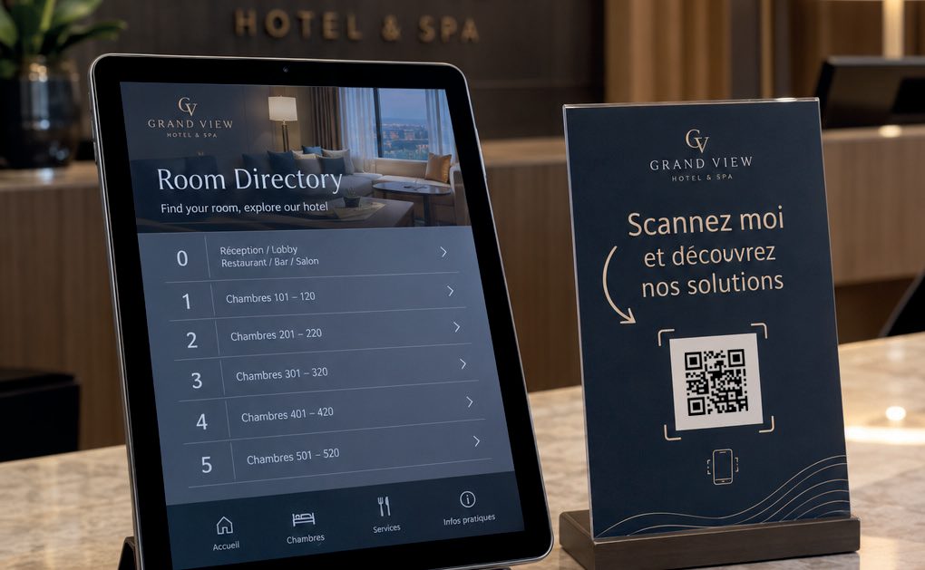 Room Directory sur tablette